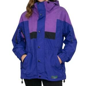 L.L. Bean Sunbuster Vintage Jacket Small Retro Colorblock